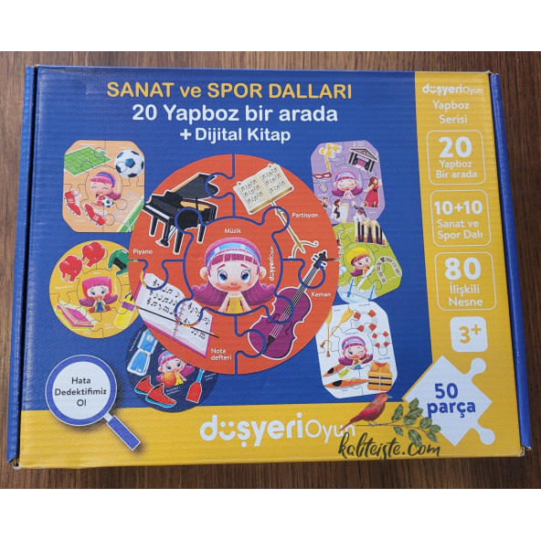 Eşleştirme Yapbozu 50 Parça Sanat Ve Sporlar ürün görseli 1
