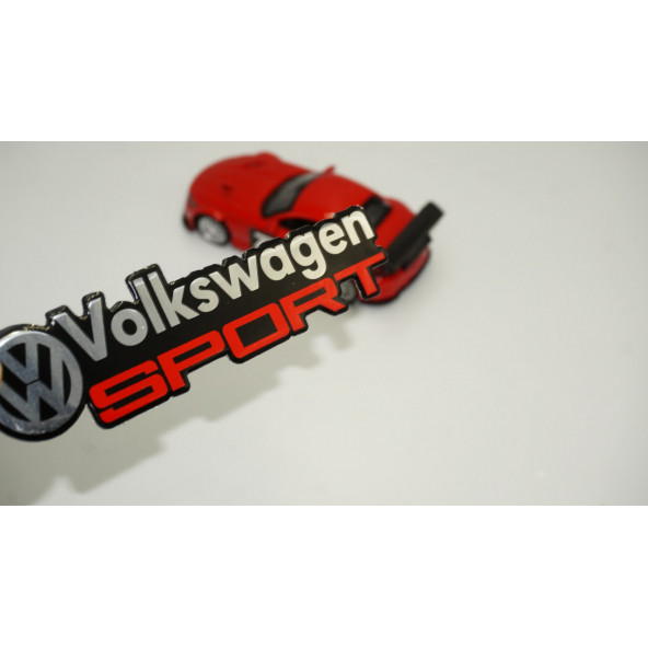 Volkswagen Sport Logo Epoksi ABS Bagaj 3M 3D Logo Arma ürün görseli 1