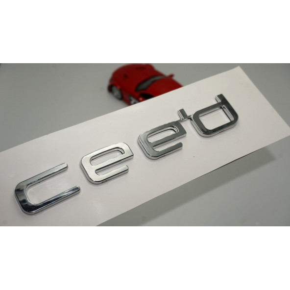 Kia Ceed Bagaj Orjinal 3M 3D Krom ABS Logo Amblem - Resim 2