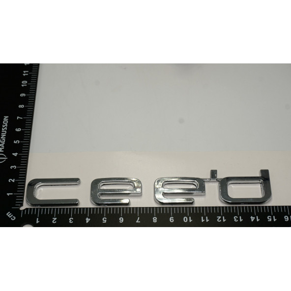 Kia Ceed Bagaj Orjinal 3M 3D Krom ABS Logo Amblem - Resim 5