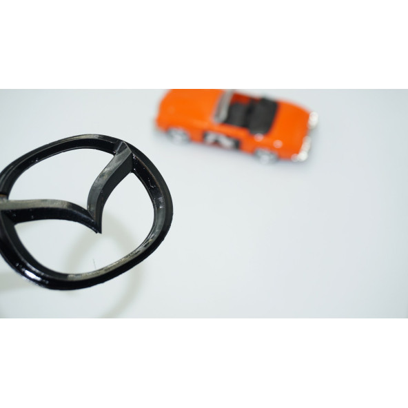 DK Tuning Mazda 3 Direksiyon Göbeği Siyah ABS Logo Arma ürün görseli 1