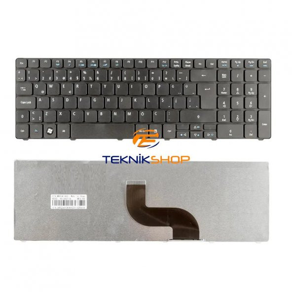 Acer 5740/5340 Serisi (ms2286) Notebook Klavyesi (Siyah TR) - Resim 2
