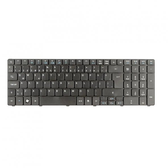 Packard Bell TM05, TM80, TM81 Notebook Klavyesi (Siyah TR) - Resim 3