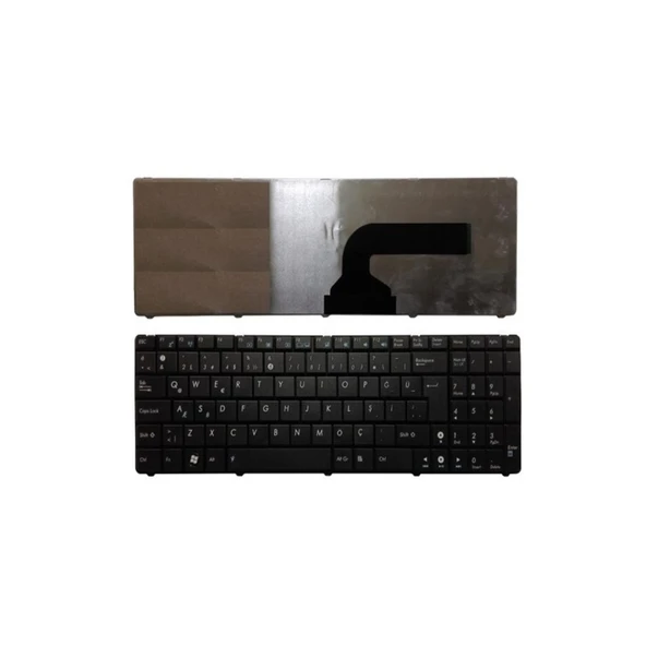 Asus X52J X52Jr X52JB X52JC X52JR X52JT Klavyesi - Siyah - TR ürün görseli 1