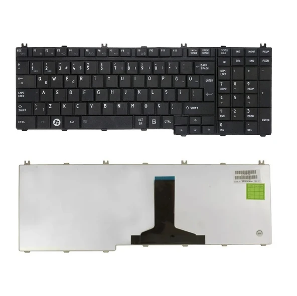 Toshiba A505, A505D Notebook Klavyesi (Siyah TR) - Resim 2