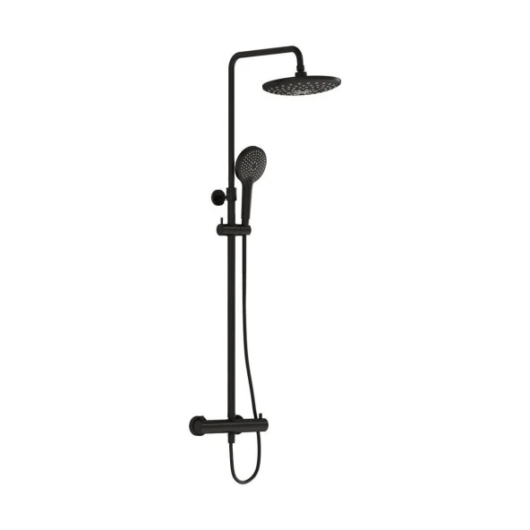 VitrA AquaHeat Bliss 240 2F Duş Sistemi Mat Siyah A4720536 ürün görseli 1
