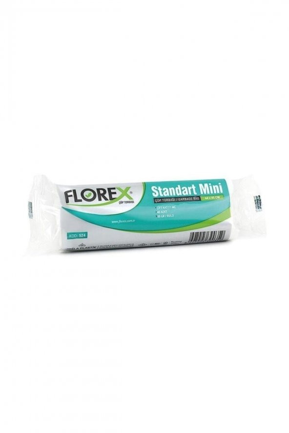 Florex  Standart Mini Boy 44x45 Çöp Poşeti/torbası - 50 Rulo ürün görseli 1