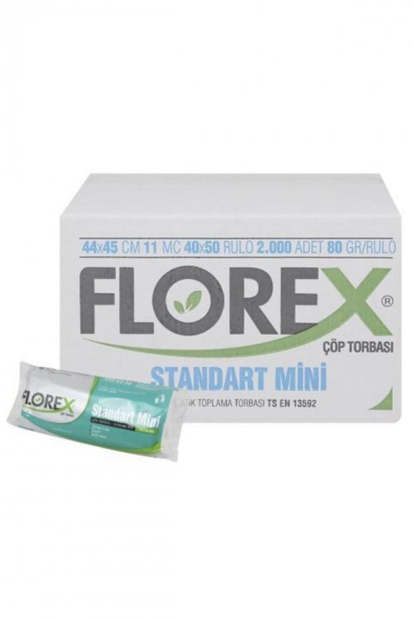 Florex  Standart Mini Boy Çöp Torbası 50li ürün görseli 1