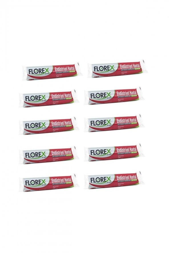 Florex Endüstriyel Hantal Siyah Çöp Poşeti 100cmx150cm 400gr 10 Paket ürün görseli 1