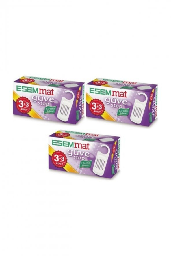 Esemmat  Güve Stop 3lü Set ürün görseli 1
