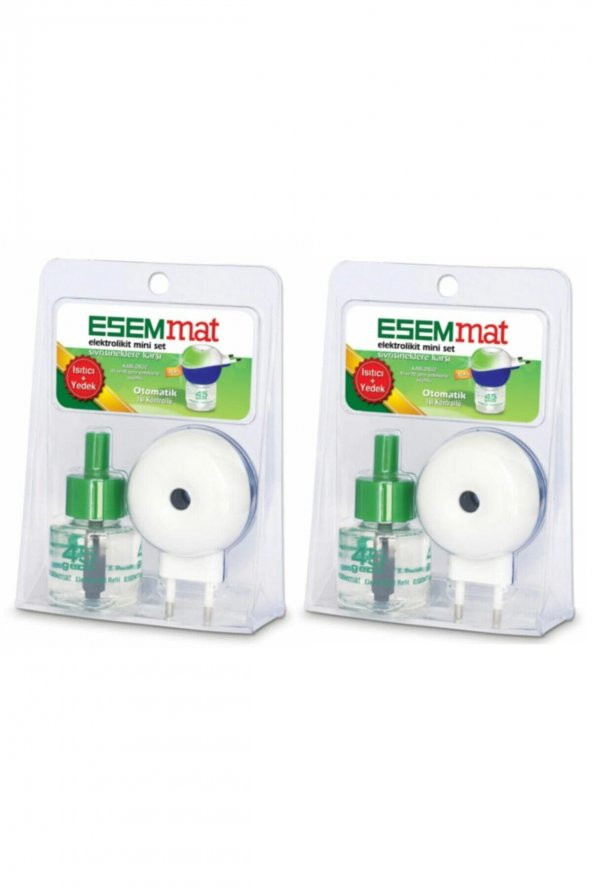 Esemmat  Elektrolikit Mini Set Isıtıcı 45 gece Elektrolikit 2 Adet ürün görseli 1