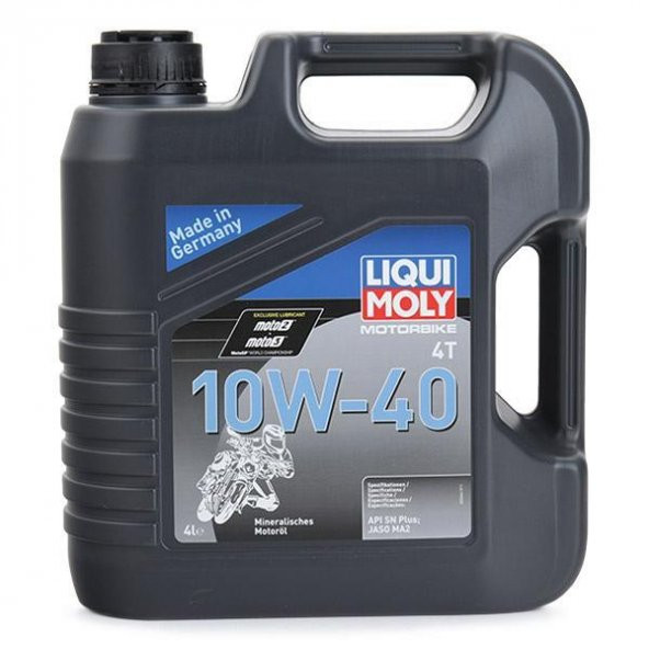 Liqui Moly 10W-40 4T Basic Street 4 Lt Motosiklet Yağı (3046) ürün görseli 1