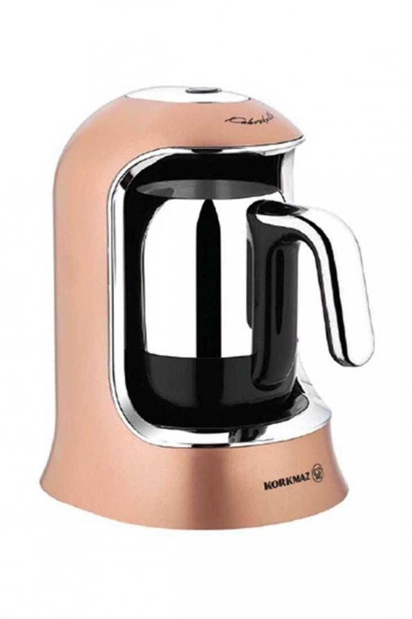KORKMAZ A860-06 KAHVEKOLİK OTOMATİK KAHVE MAKİNESİ ROSAGOLD/KROM ürün görseli 1