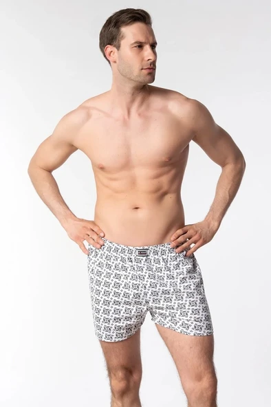 Seher Yıldızı Erkek Desenli Penye Boxer 0007 ürün görseli 1