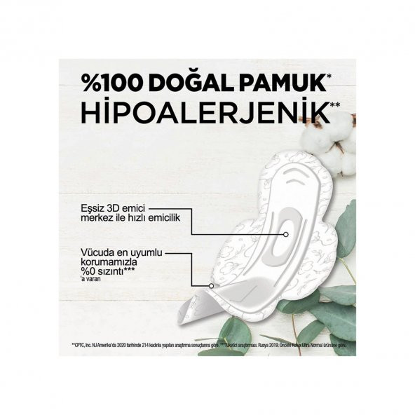 Kotex Natural Dörtlü Ped Uzun 16 Adet - Resim 3