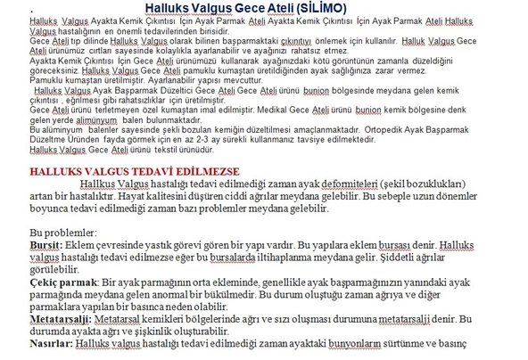 HALLUKS VALGUS GECE ATELİ 1 ÇİFT - Resim 5