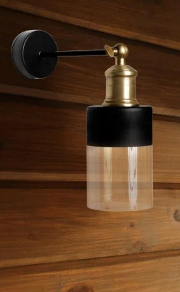 MYLİGHTS RETRO RUSTİK METAL CAMLI DUVAR  HER ODA VE MEKAN İÇİN UYGUN MODERN APLİK ürün görseli 1