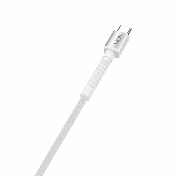 LinkTech K552 Type-C USB Metal Başlı Data/Şarj Kablosu 3A 1mt - Resim 8