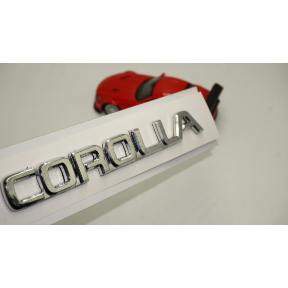 Toyota Corolla Bagaj Eski Modeller 3M 3D Krom ABS Logo Amblem ürün görseli 1