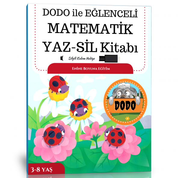 Dodo ile Eğlenceli Matematik Yaz-Sil Kitabı ürün görseli 1
