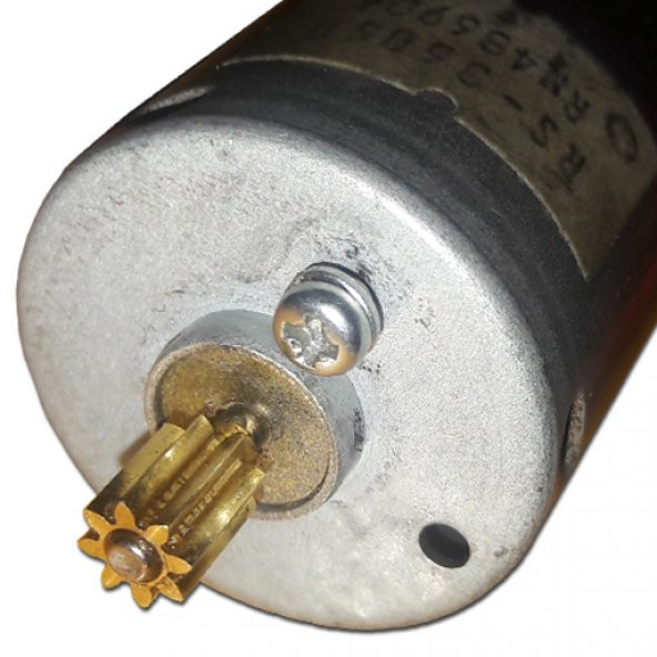 RS-360SH 24V DC Motor - Metal Dişli - Resim 2
