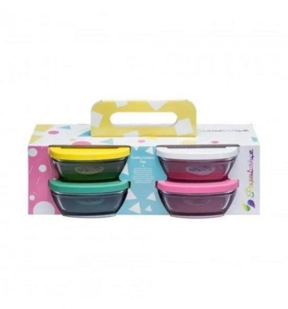 Paşabahçe 96840 4lü Pudding-Kahvaltılık Saklama Kabı - Resim 2
