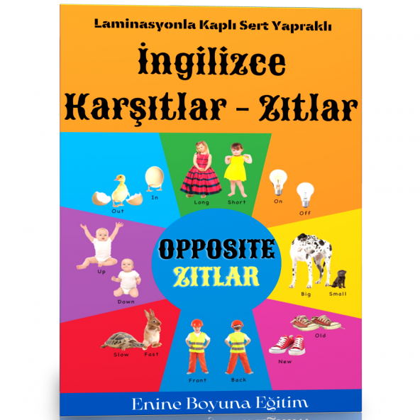 İngilizce Karşıtlar-Zıtlar (Opposite) Kitabı ürün görseli 1