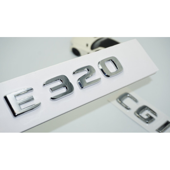DK Tuning E320 CGi Bagaj Krom ABS 3M 3D Yazı Logo Benz İle Uyumlu ürün görseli 1