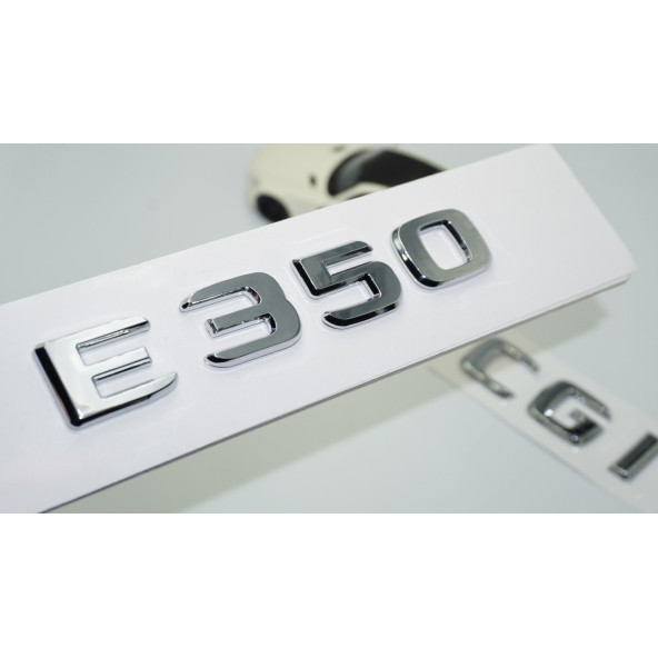 DK Tuning E350 CGi Bagaj Krom ABS 3M 3D Yazı Logo Benz İle Uyumlu ürün görseli 1