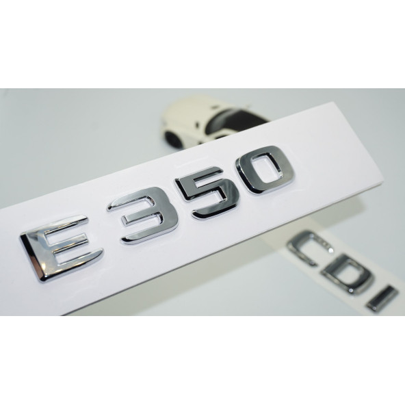 DK Tuning E350 CDi Bagaj Krom ABS 3M 3D Yazı Logo Benz İle Uyumlu ürün görseli 1