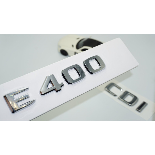 DK Tuning E400 CDi Bagaj Krom ABS 3M 3D Yazı Logo Benz İle Uyumlu ürün görseli 1