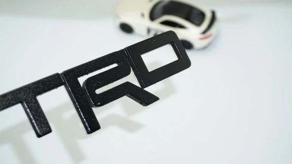 DK Tuning TRD Bagaj Siyah ABS 3M 3D Logo Amblem Toyota İle Uyumlu ürün görseli 1