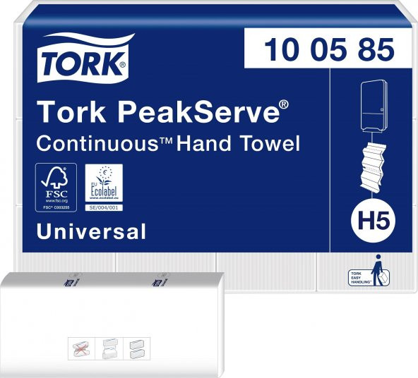 Tork PeakServe Sürekli Kağıt Havlu 410 Adet x 12 Paket (100585) ürün görseli 1