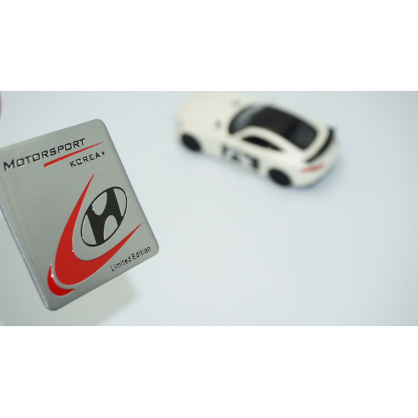 DK Tuning Motorsport Logo Krom Metal Body Plaka Hyundai İle Uyumlu ürün görseli 1