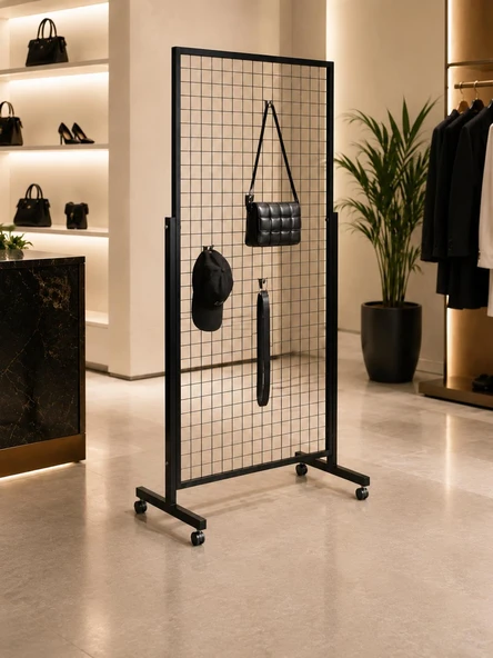 アルミタンク、テール、ロアパネルセット PTTAVM: Tekerlekli Sık Telli Tel Raf - Tel Pano Stand, Duvar