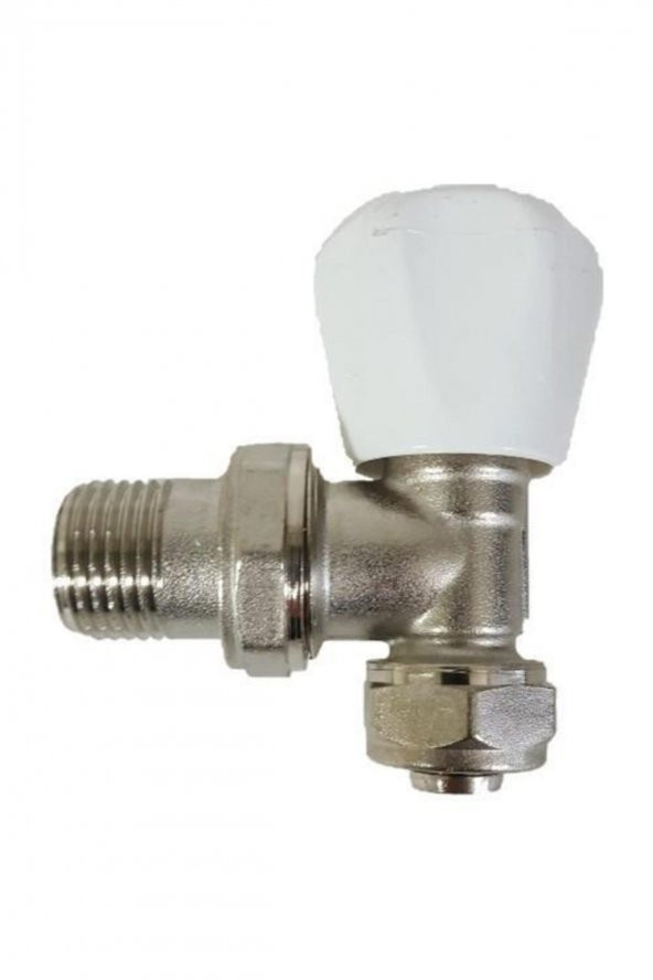 Köşe Radyatör Vana Hafif Tip Pe-x 1/2" 16x2 ürün görseli 1