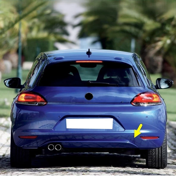 VW Scirocco 2009-2014 Arka Tampon Çeki Çekme Demiri Kapağı 1K8807441B ürün görseli 1