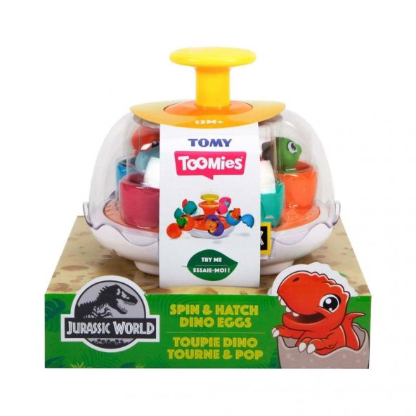 73252 Tomy - Jurassic World Dönen Dino Yumurtalar - Toomies +12 ay ürün görseli 1