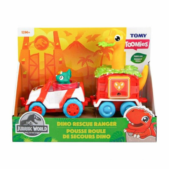 73253 Tomy - Jurassic World Dino Kurtarma Aracı - Toomies +12 ay ürün görseli 1