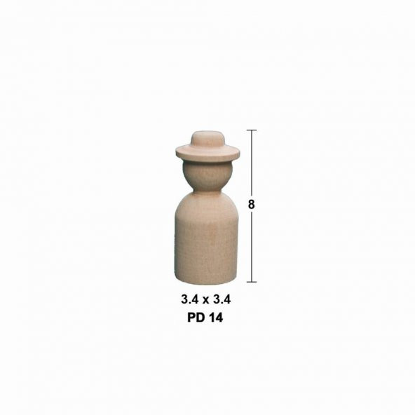 Boyanabilir Peg Doll  PD14 ürün görseli 1