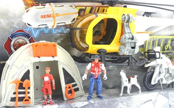 Çadırlı Kurtarma Timi Oyun Seti - Resim 4