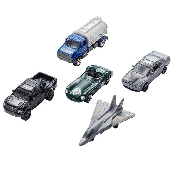 Matchbox Beşli Araba Seti Topgun Maverick  GPF96 - Resim 2