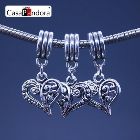 Worldshop  KALP İŞLEME CHARM GÜMÜŞ, CHARM BİLEKLİK UYUMLU ürün görseli 1
