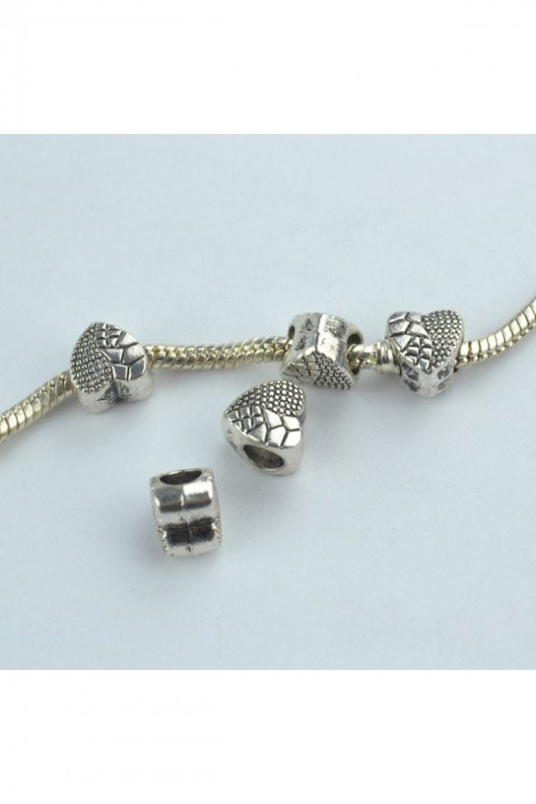 Worldshop PANDORA CHARM BİLEKLİK UYUMLU GÜMÜŞ  CHARM - Resim 2