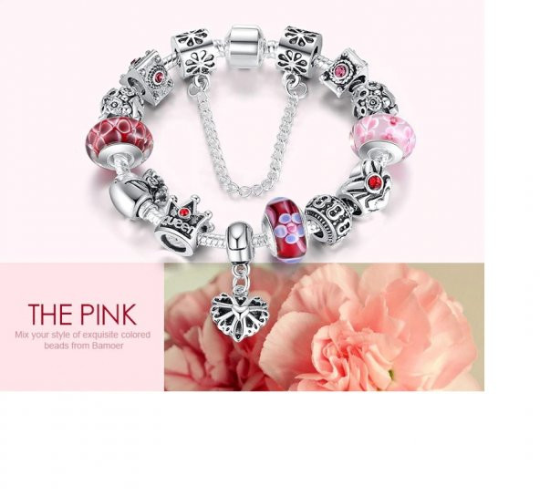 Worldshop QUEEN CHARMLI BİLEKLİK + AHŞAP HEDİYE KUTUSU  İÇERİSİNDE ürün görseli 1