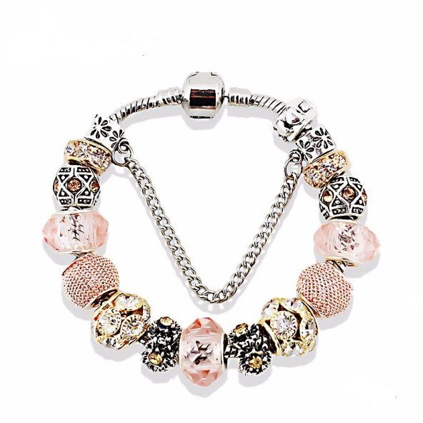 Worldshop Pandora Tarz, 2022 Summer Collection , Temalı Charm Bileklik , Ahşap Kutu Içerisinde ürün görseli 1