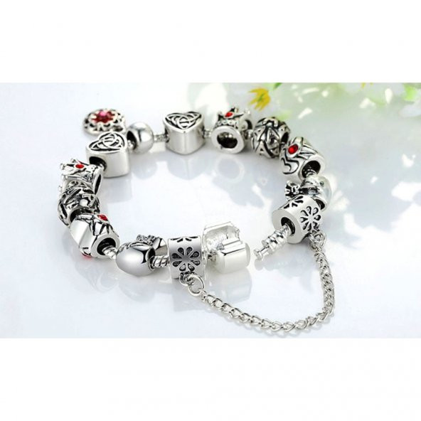 Worldshop QUEEN CHARMLI BİLEKLİK, AHŞAP KUTU İÇERİSİNDE - Resim 2