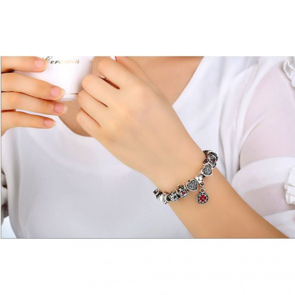 Worldshop QUEEN CHARMLI BİLEKLİK, AHŞAP KUTU İÇERİSİNDE - Resim 4