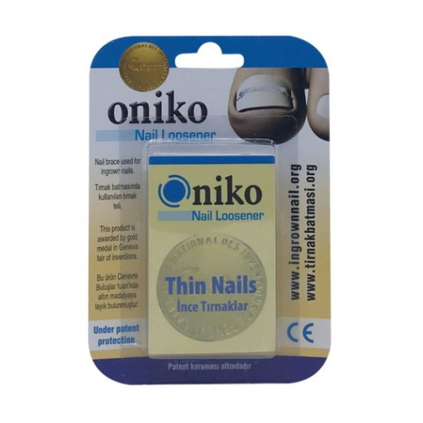 Oniko Nail Loosener Tırnak Gevşetici Tel - Tırnak Batması & İnce Tırnaklar ürün görseli 1