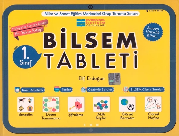 EVRENSEL 1.SINIF BİLSEM TABLETİ ürün görseli 1
